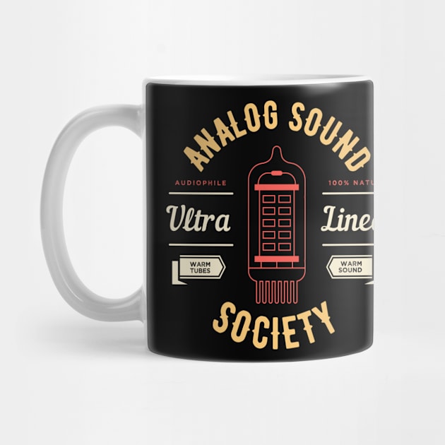 Retro Music Analog Sound Society by MintaApparel